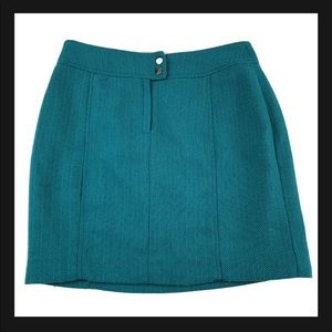 H&M Women’s Vintage Style Turquoise Skirt Size 2